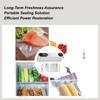 Mini Vacuum Sealer Compact Food Bag Sealing Tool Powerful Vacuum Sealer Machine For Home Dormitory Hotel Apartment Businesses