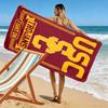 USC Trojans Print Beach Towel, Large Soft Quick Dry Towel for Beach Camping Swimming