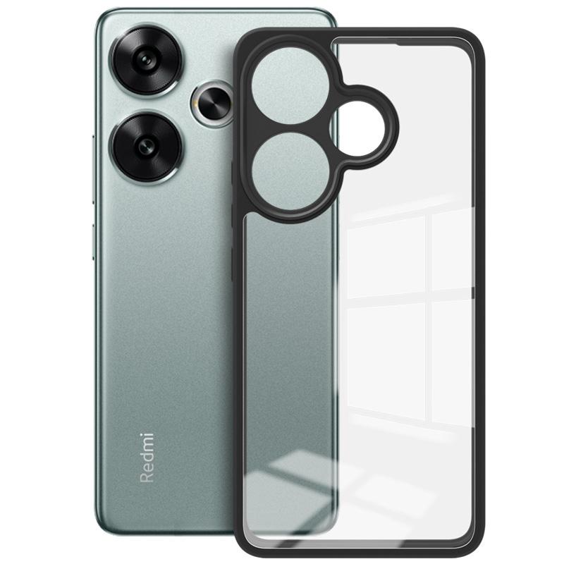 

Серия IMAK UX-9A для Xiaomi Redmi Turbo 3 5G/Poco F6 5G Чехол ТПУ+ПК Прозрачная защитная накладка для телефона A