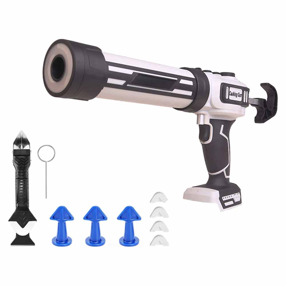 

Бесщеточный пистолет для герметика 10 унций/300 мл Аккумуляторный электрический силиконовый пистолет Бесступенчатая регулировка скорости для аккумулятора Makita 18 В (Нет батареи)