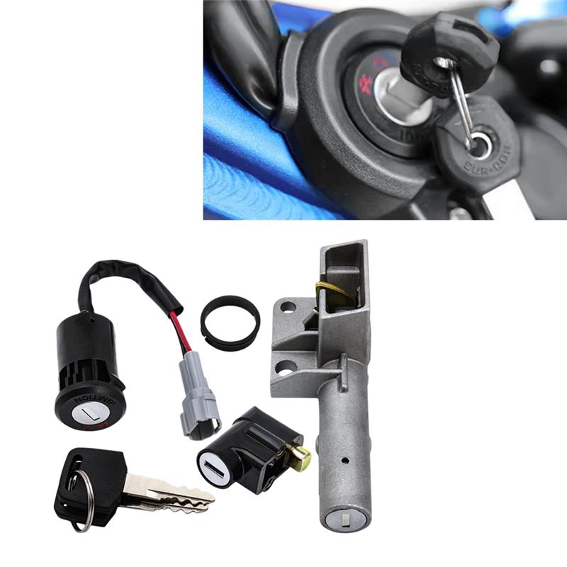 Electric Off-Road Motorcycle Ignition Switch Battery Box Lock With Key For Surron Lightbee Light Bee X S