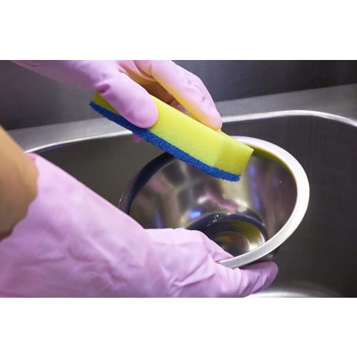 [.co.jp Limited] 3M Kitchen Sponge Scrubber Commercial Use Antibacterial Blue 3 Pieces Scotch Brite No.3030 BLU