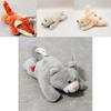 Soft Coral Fleece Jungle Animal Fridge Magnet Collection Realistic Plush Bear And Elephant