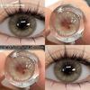 Eyeshare 1Pair NEW Color Contact Lenses High Quality Brown Eye Makeup Contact Fashion Blue Eyes Lenses Gray Contacts 6 Months