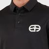 Emporio Armani Logo Embroidered Polo Shirt Men tops Gray 8N1FB6-1JUVZ-0842
