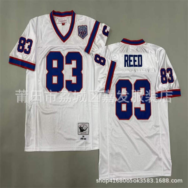 Camiseta de Fútbol Vintage Buffalo Bills NFL para Hombre de Algodón Retro Uniforme de Equipo Ropa de Fan Otoño