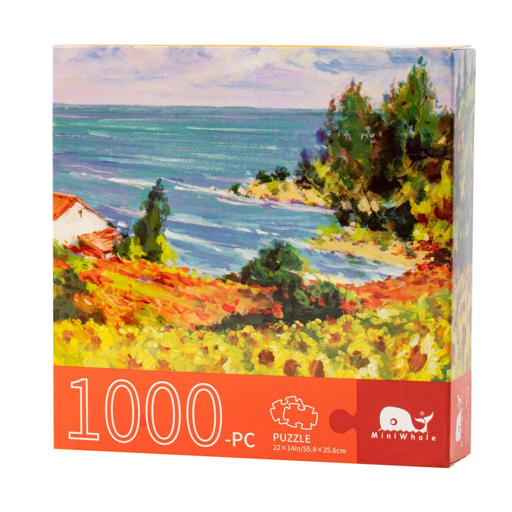 Exquisite Van Gogh Oil Painting Plane Puzzles 500 Pieces, Paper Children'S Puzzles 1000 Pieces