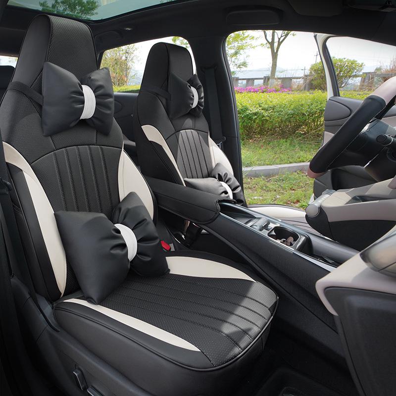 New Full Leather BYD Dolphin Car Seat Cushion - Universal Fit for All Seasons