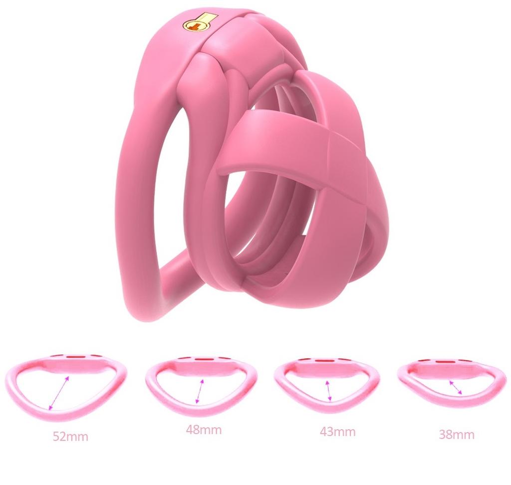 Male Penis Chastity Cage Set Mini Small Long Bird Chastity Cage With 4 Cock Rings Penis Lock Bondage Slave Man Sex Toy