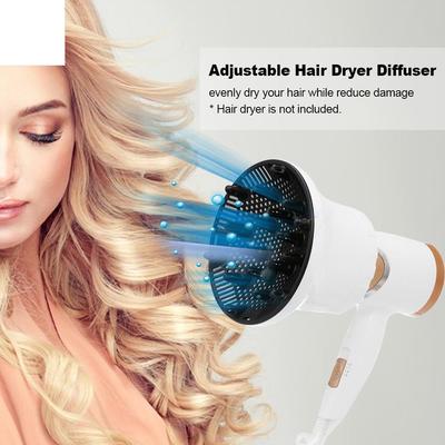 Hair Dryer Diffuser Adjustable Blow Dryers Diffuser for Curly or Wavy Hair
