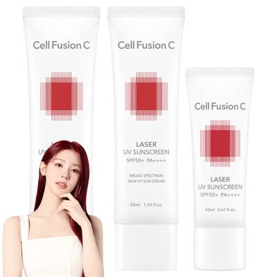 Cellfusion C Lazer UV Güneş Kremi 50ml x 2 adet + 20ml set SPF50+ PA++++, 1 set