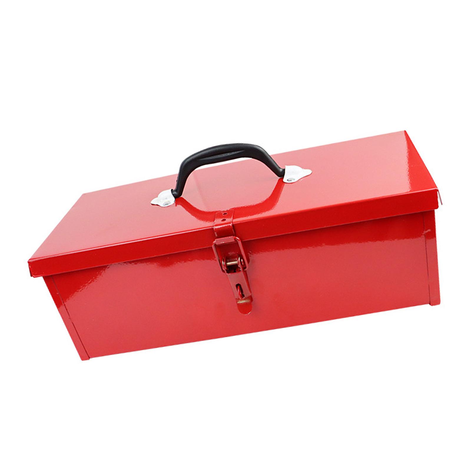 

Convenient Iron Tool Case Storage Box With Rust Resistant Coating For DIYer Enthusiasts Hobbyists And Repair Enthusiasts 1