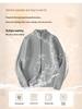 Men's High Neck Double Zipper Cardigan Sweater Jacket - Solid Color, Loose-Fit Knit Top for Autumn and Winter