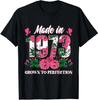 NEW Made In 1973 50th Birthday Flower 50 Years Old Bday Party Tee T-Shirt S-3XL
