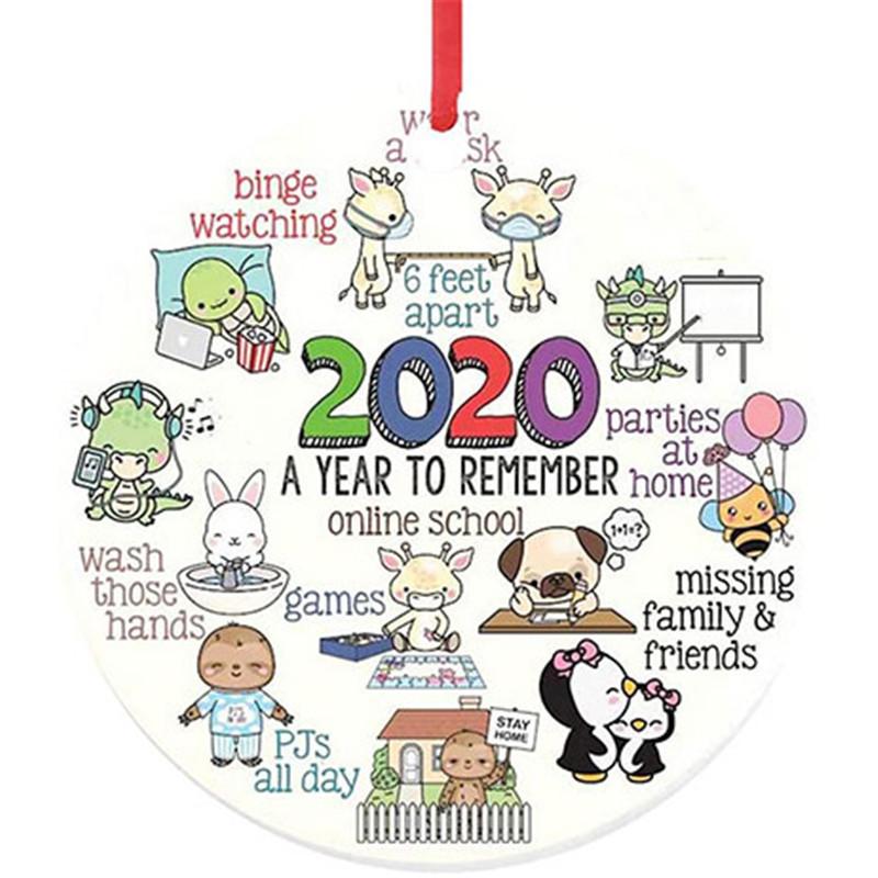 

A Year 2020 To Remember Christmas Pandemic Ornament 2020 Ornament Quarantine Animal