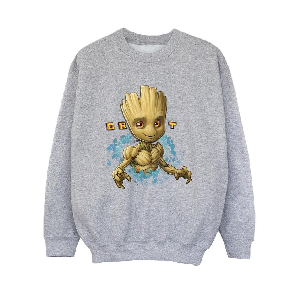 Guardians Of The Galaxy Boys Groot Flowers Sweatshirt