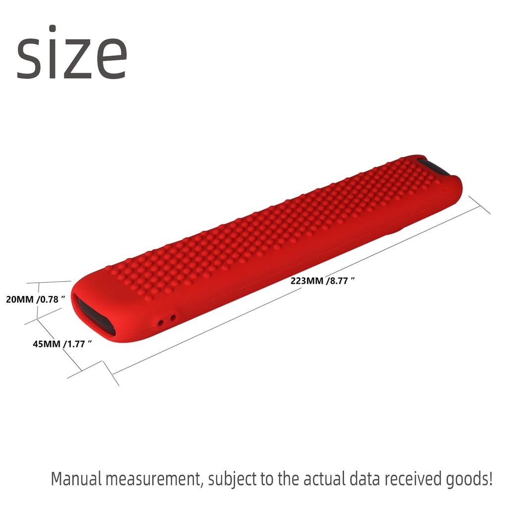 Custodia in silicone compatibile per TCL RC902V FMR4 FAR2 FMR1 TV Protezione per telecomando vocale con cordino