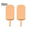 Painting Supplies Unfinished Wood Popsicle, Summer Ice Cream Shaped Wooden Shapes Paint Craft for DIY Projects Home Decoration Holiday Crafts