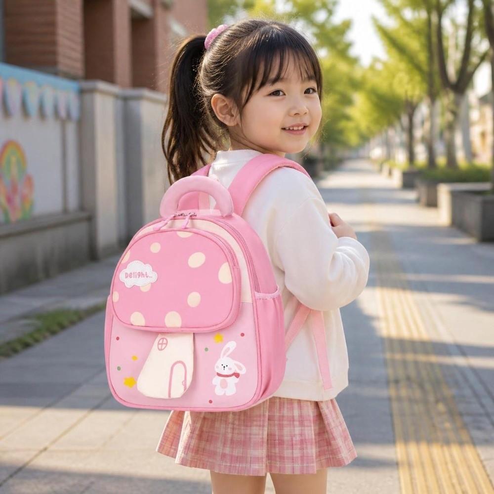 Lightweight 3D Mushroom Shape Backpack Cute Kindergarten Bookbag Children Schoolbag Daycare Use
