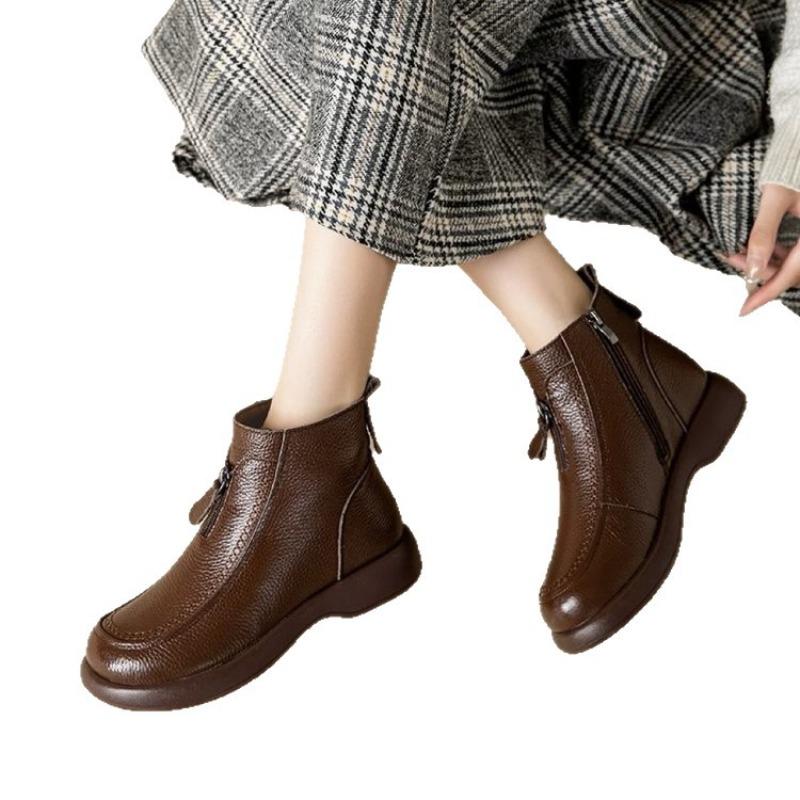 Fleece Soft-soled Anti-slip and Warm Shoes and Cotton Boots for Women with Fleece