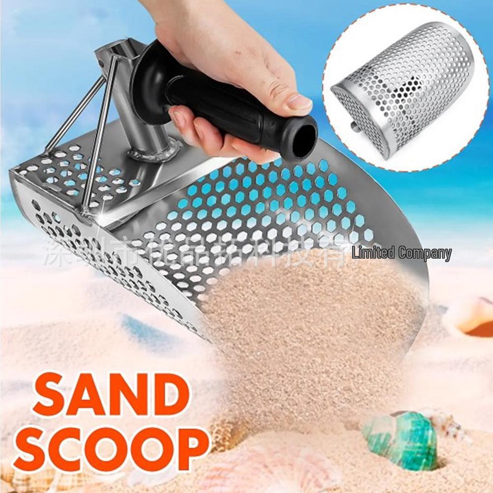 

АБС/Нержавеющая сталь Совок для песка Песочные часы Пляжный фильтр для поиска сокровищ для металлодетекции