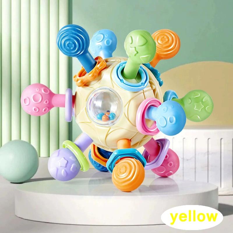 Baby Montessori Grasping Activity Toy Food Grade Teething Sensory Toy for Babies 0 3 6 9 12 Months Newborn Infant Christmas Gift