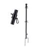 Heavy Duty Flag Pole Kit 360 Degree Swivel Two Installation Methods Adjustable Flag Pole Ground Stake