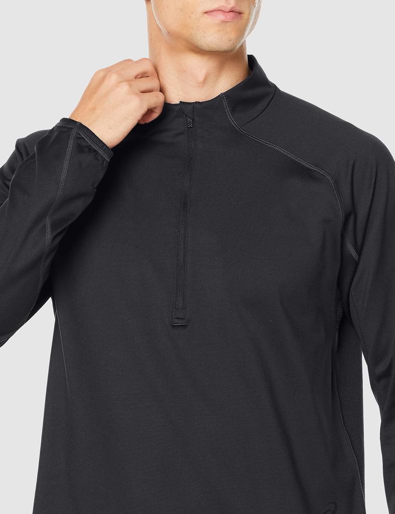 Training Wear ACTIBREEZE Jacquard Backed Stretch Knit Half Zip Long Sleeve Shirt 2031D323 [ASICS] Men's