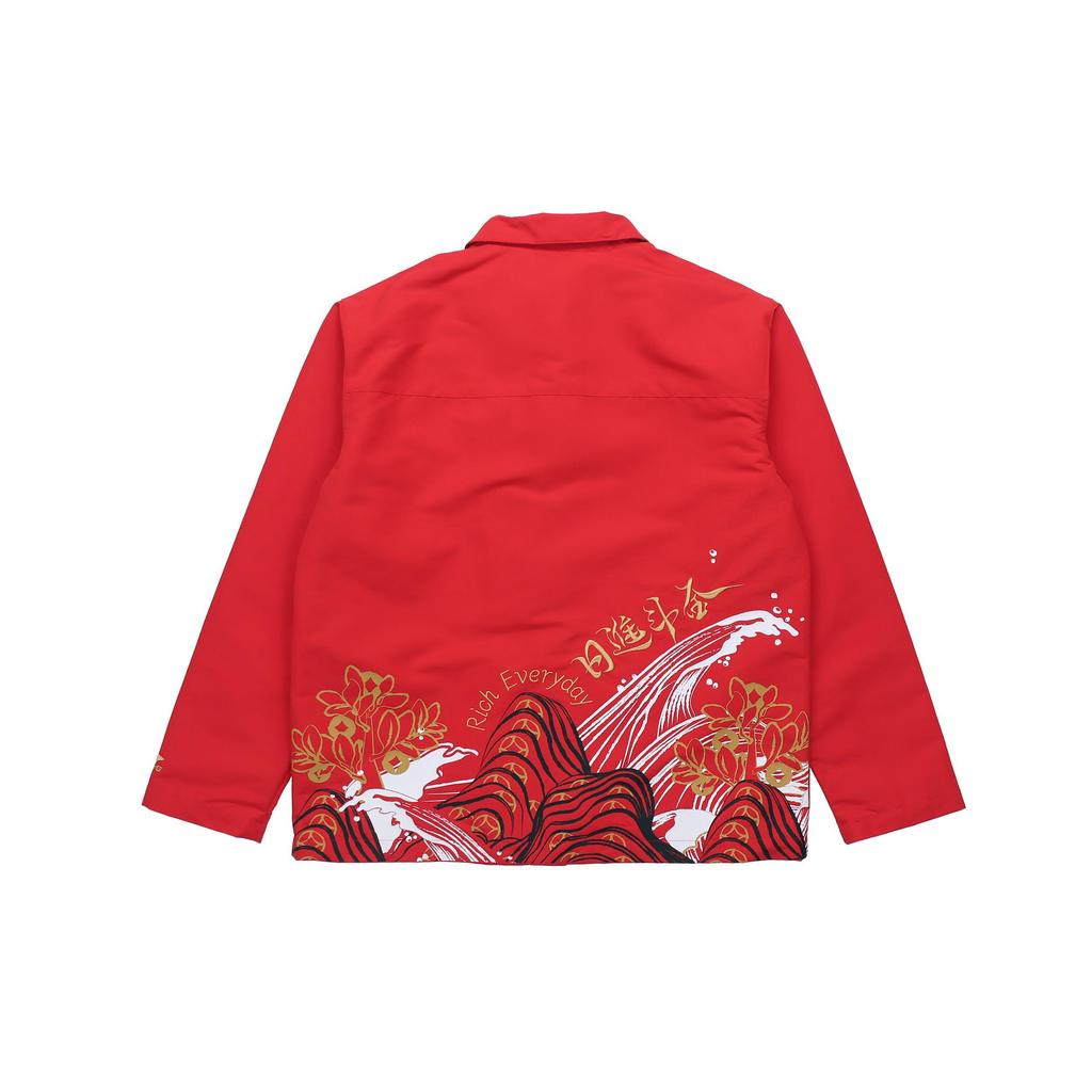 Li Ning Sportmode Kollektion Jacke Herren Rot AFDR015-2