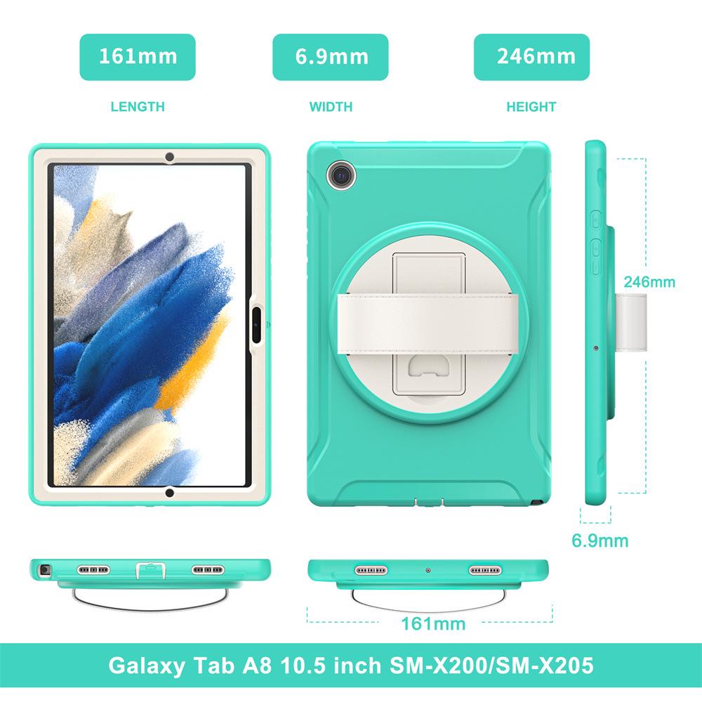 Tab A8 10.5-Inch Anti-Fall Skin-Feel Tablet Case with Rotating Handheld Bracket
