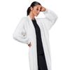 Faux Mink White Knit Cardigan Coat Women Autumn Winter Loose Fluffy Long Oversized Fuzzy Plush Sweater Jacket