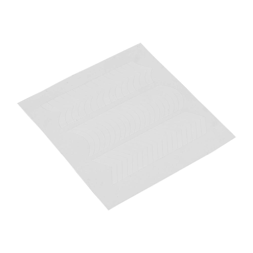 45 Sheets 3 Designs French Manicure Nail Art Stickers Self Adhesive French Tip Guides Nail Decals