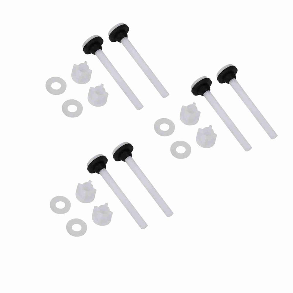 3 Pair White Toilet Tank Bolts Toilet Seat Screws Replacement  Toilet Water Tank Installation