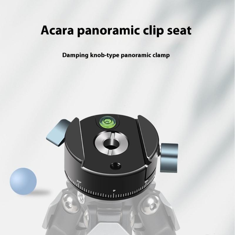 360° drehbare Kamera-Stativhalterung mit Dämpfungssystem Arca Swiss Schnellwechselplatte 5 kg Tragfähigkeit Aluminium-Stabilisatoren für professionelle Fotografie