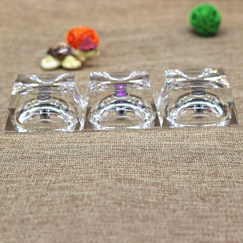 Светодиодный хрустальный семицветный сферический держатель лампы, стеклянное украшение на подставке в виде баскетбольного мяча