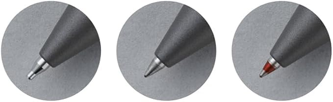 Rhodia Pen Ballpoint Two Colors and Mechanical Aluminum Body with Hairline Rotary RHODIA 11 Block Rhodia Multi-Function "Script Multi-Pen Titanium"