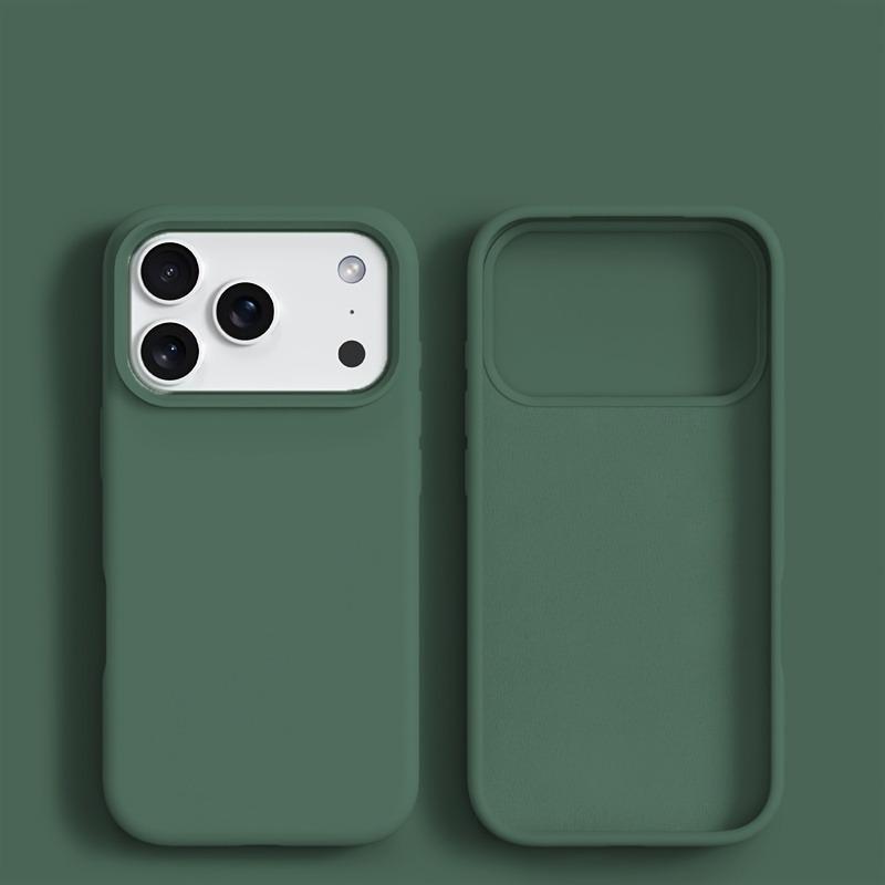 Liquid Silicone Phone Case For iPhone 17 Air 16 15 14 13 12 Pro Max Soft Case For iPhone 16 15 14 Plus Cover Acssorie