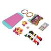 Friendship Bracelet Making Kit with 30 Strings Roped 13 Colorful Nails 30 Colorful Pegs Jewelry Stri