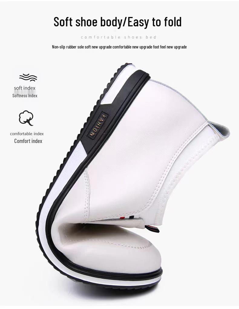 Pánské kožené nazouvací mokasíny - Business Casual kolekce jaro 2025