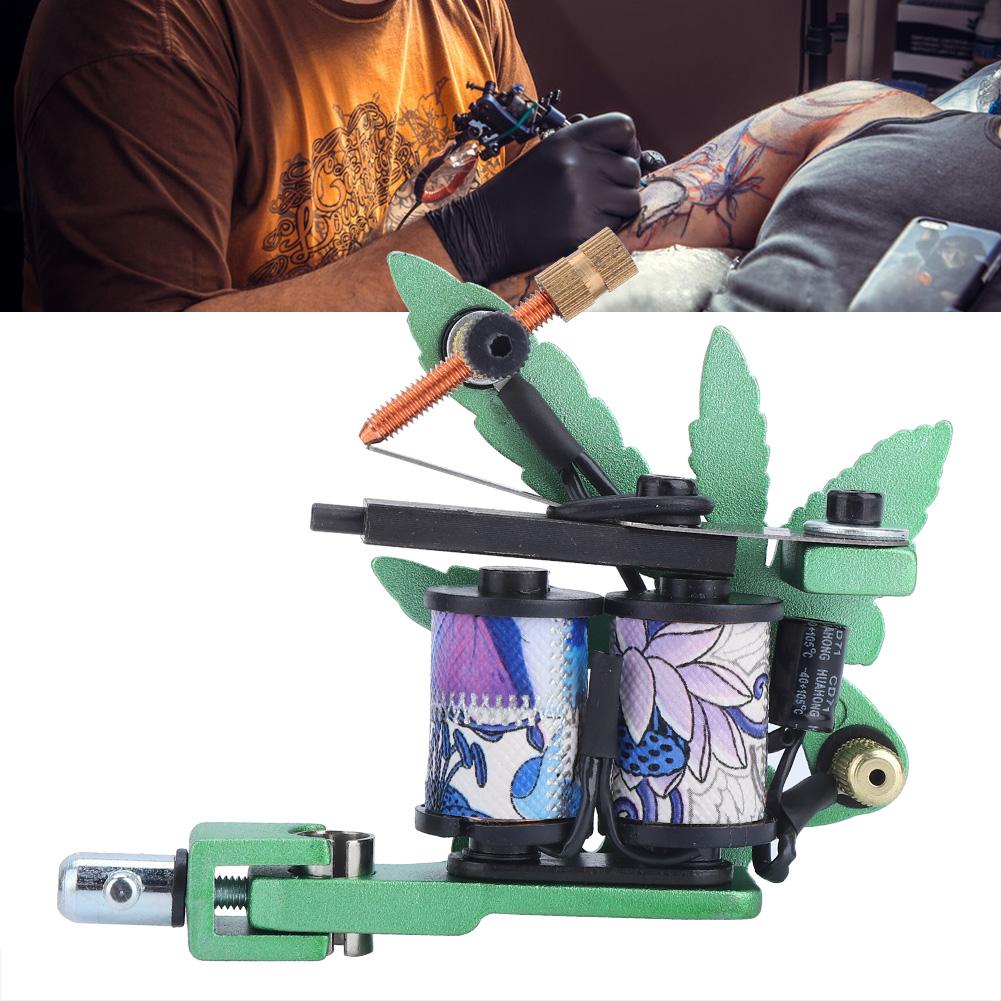 Professional V Shape Alloy Tattoo Machine Coils Liner Shader Tattoo Gun