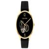 Ceas mecanic automat curea piele cadran negru 38mm ceas damă flexibil gol 25200123