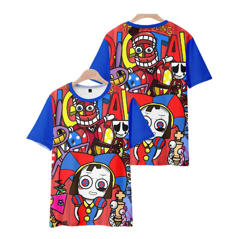 Lustiges Anime-T-Shirt „The Amazing Digital Circus“ in 19 Farben, cooles Herren-T-Shirt mit Rundhalsausschnitt, lässig, Unisex, Streetwear, Fashion, T-Shirt, Camisetas Ropa Hombre