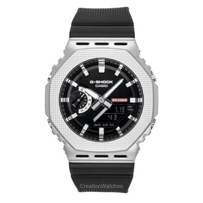 G-Shock G-Steel Analogowo-Cyfrowy Pasek z Żywicy Pochodzenia Biologicznego Czarna Tarcza Kwarcowy GM-2100M-1A Zegarek Męski 200M