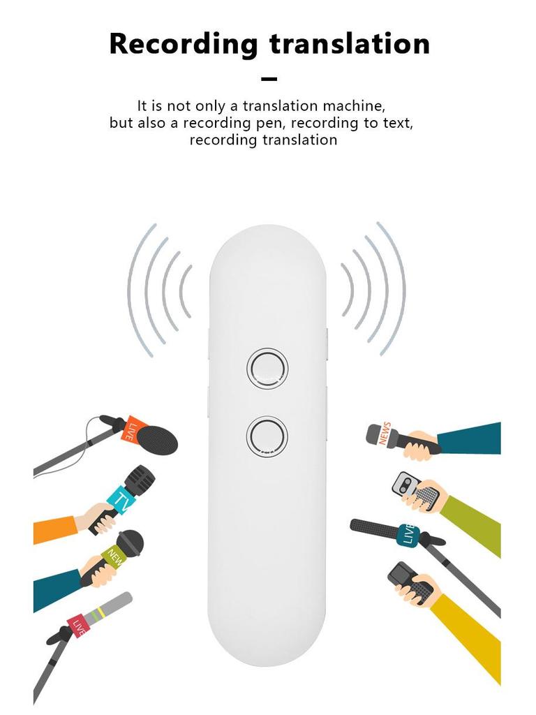 Lifa T4 Multi-Color Bluetooth Voice Translator
