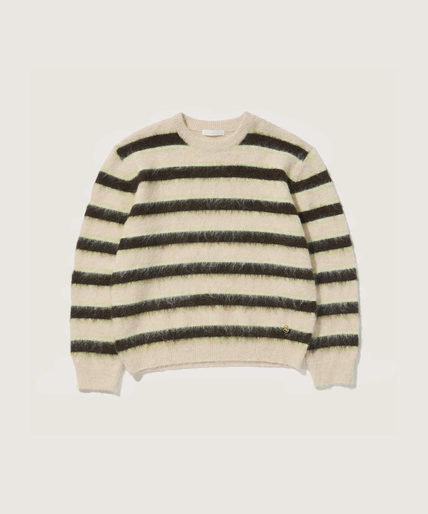 PLAC Basic Striped Knit Beige