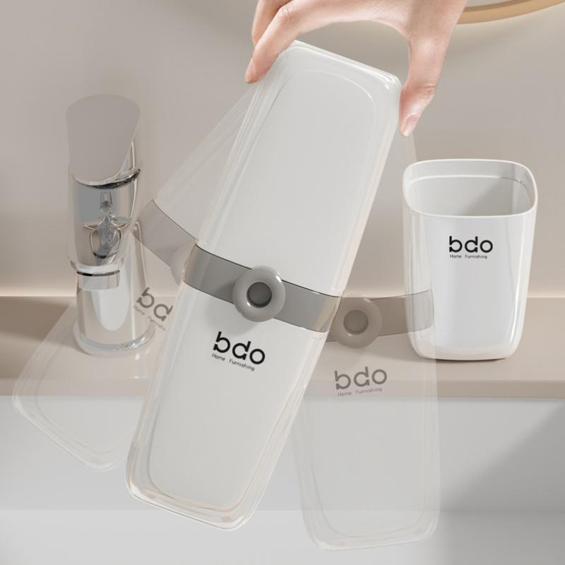 Portable Travel Toothbrush Holder Durable Plastic Perfect For Camping Bathroom Accessories Travel Home Daily Use Essentials