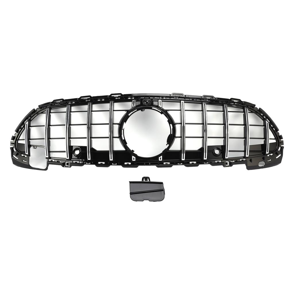 GTR Style Front Bumper Grille Grill W/Camera Fit Mercedes Benz W206 2022-2023