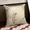 MMrs MMighetto Print Cushion Cover Reversible Soft Durable Pillow Cover Home  Car MultiScene Use for Daily Comfort