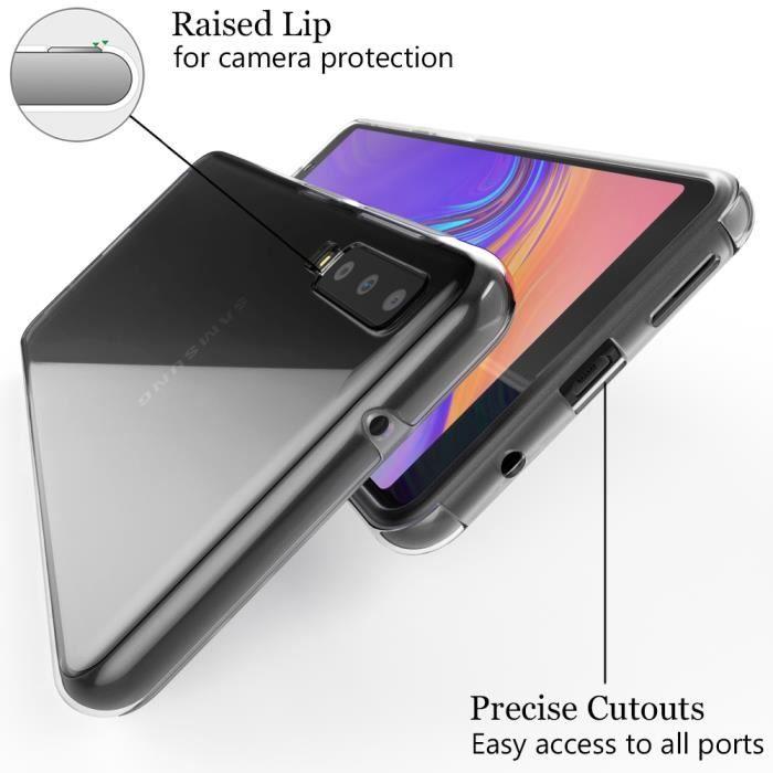 Case - NALIA - Samsung Galaxy A7 (2018) - 360° Protection - Tempered Glass - Transparent