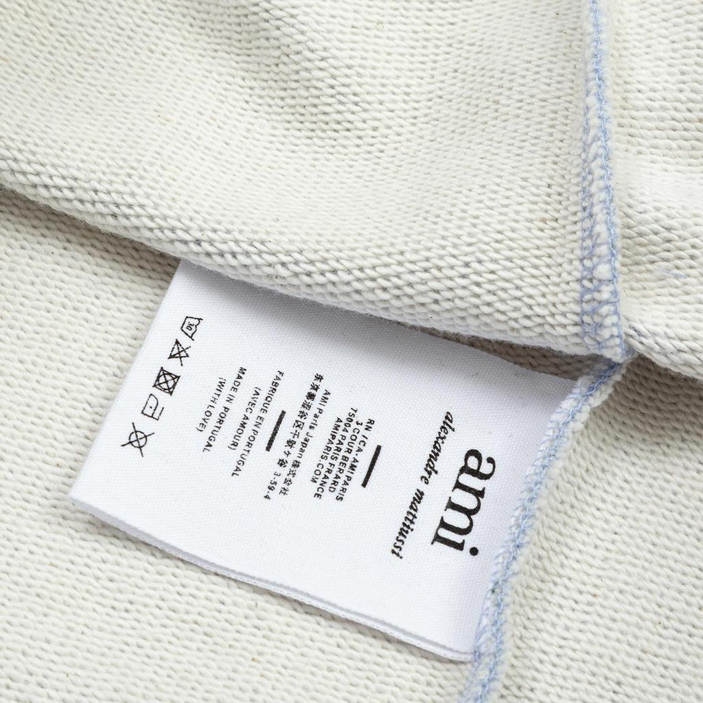 652 AMI Νέα Φθινοπωρινά και Χειμερινά Προϊόντα, Νέος Χρωματικός Συνδυασμός, Μικρή Καρδιά Ενθέματα Ώμων Ανδρικό Φούτερ με Κουκούλα